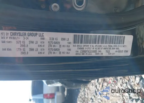 2014 Ram 1500 Sport from USA, damaged, VIN 1C6RR6MT0ES298895